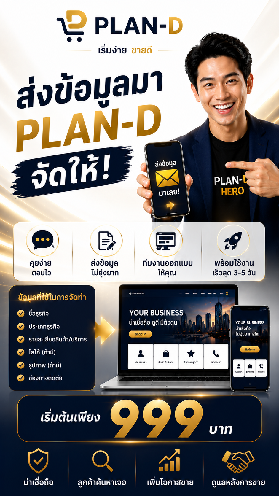 Send Info PLAN-D Do For You